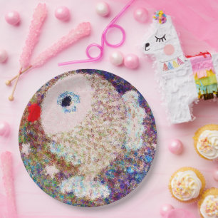 Whimsical Starry Fish Kids Birthday Party Paper Plates
