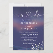Whimsical Starry Night Script Modern Wedding