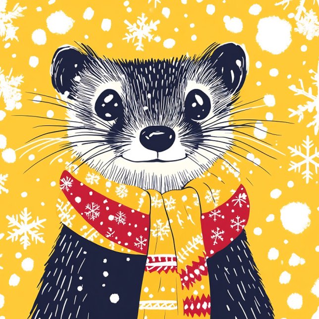 Whimsical Stoat  iPhone Case (Creator Uploaded)