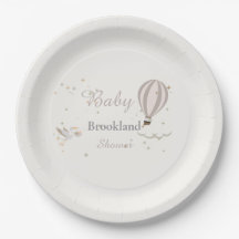 Whimsical Stork & Hot Air Balloon Baby Shower