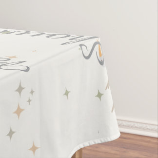 Whimsical Stork & Hot Air Balloon Baby Shower  Tablecloth