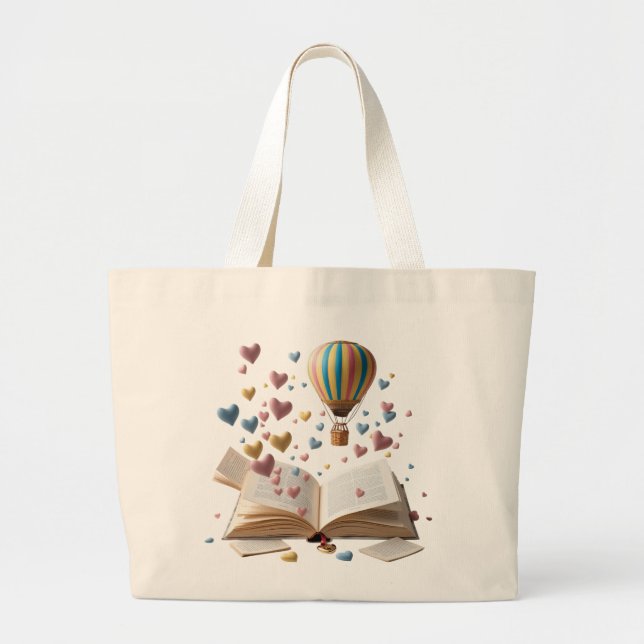 Whimsical Storybook Adventure Jumbo Tote  (Front)
