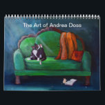 Whimsical Storybook Art Calendar by Andrea Doss<br><div class="desc">This 2025 calendar features twelve of my favorite whimsical works of art that I created this year.</div>