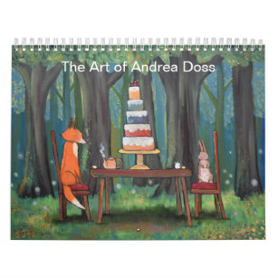 Whimsical Storybook Art Calendar by Andrea Doss