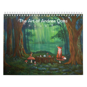 Whimsical Storybook Art Calendar by Andrea Doss