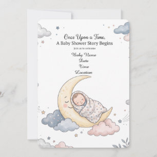 Whimsical Storybook Classic Baby Shower Invitation