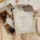 Whimsical Stripe Green Wedding Invitation