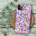 Whimsical Summer Colors Paint Splatter Art Pattern iPhone 15 Pro Max Case