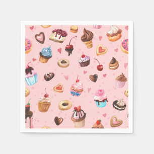 Whimsical Summer Sweets Napkins