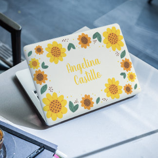 Whimsical Sunflower Dance HP Laptop Skin