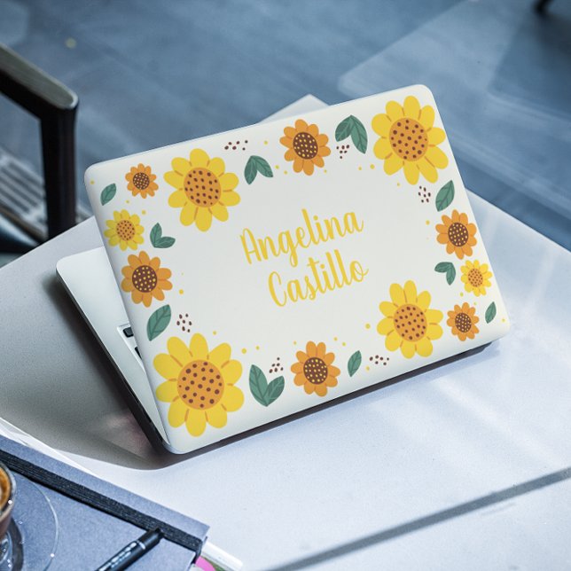 Whimsical Sunflower Dance HP Laptop Skin (Creator Uploaded)