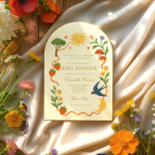 Whimsical Sunshine Baby Shower Invitation