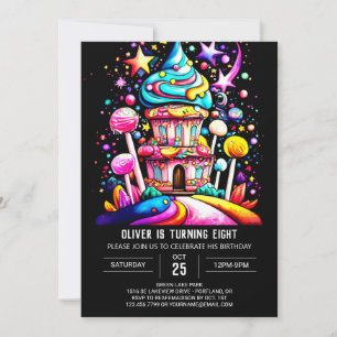 Whimsical Sweet Celebration Birthday Invitation