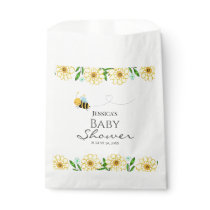 Whimsical Sweet Honey Bee Baby Shower Favor Bag