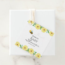Whimsical Sweet Honey Bee Baby Shower Favor Tags