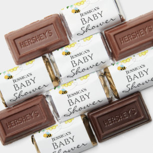 Whimsical Sweet Honey Bee Baby Shower Hershey's Miniatures