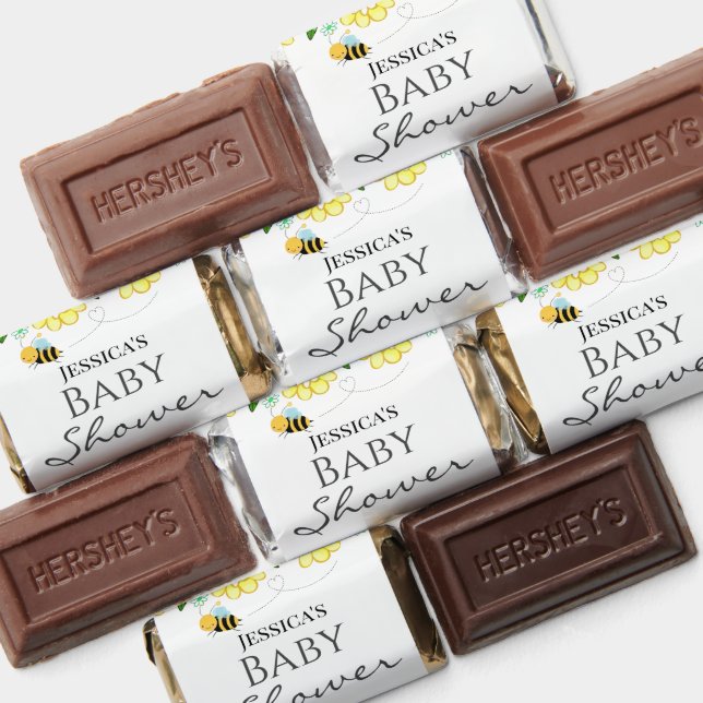 Whimsical Sweet Honey Bee Baby Shower Hershey's Miniatures (Assorted)