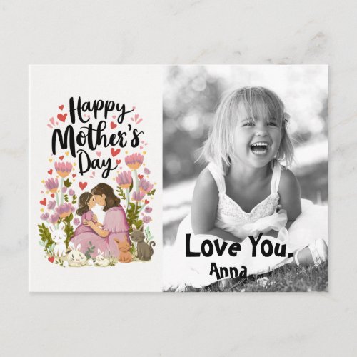 *~* Whimsical Sweet Love Mother&#39;s Day AP72 Photo Holiday Postcard