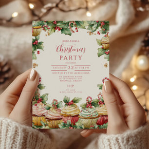 Whimsical Sweet Treats Christmas Invitation