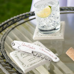 Whimsical Swirly Doodle Any Color Wedding Party Waiter's Corkscrew<br><div class="desc">Wedding party gift to personalize for your parents, groomsmen or anyone in your bridal party. You can also add the name of the bride and groom and their wedding date. Simple modern whimsical doodle design with love hearts. You are also welcome to edit the colors in the design tool, where...</div>