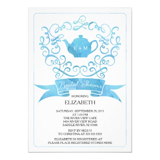 Whimsical Tea Party Invitations 4