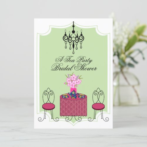 Whimsical Tea Party Invitation