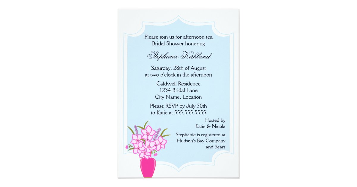 Whimsical Tea Party Invitations 9