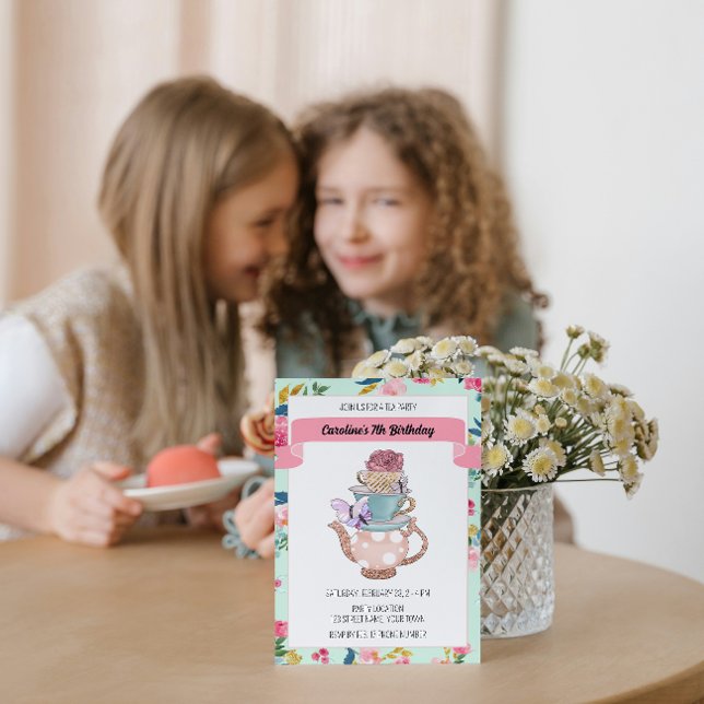 Whimsical Tea Party Invitation (Creator Uploaded)