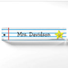Whimsical Teacher's Custom Desk Nameplate