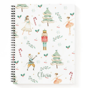 Whimsical The Nutcracker Christmas Birthday Favor Notebook