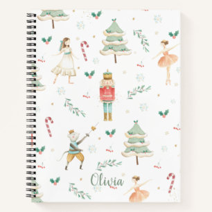 Whimsical The Nutcracker Christmas Birthday Favor Notebook