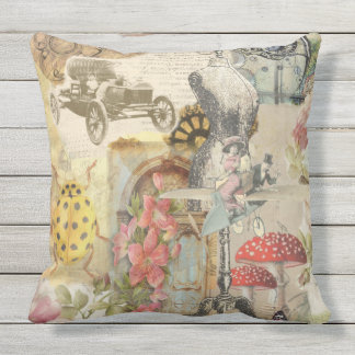 Whimsical throw pillow
