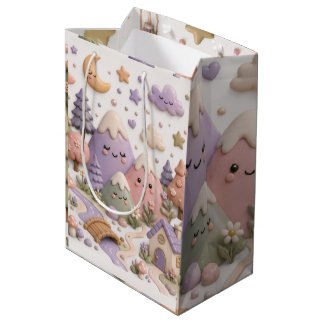 Whimsical Tissue Paper Medium Gift Bag