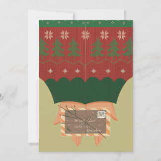 Whimsical "To Santa" Christmas Card 5x7-xmas