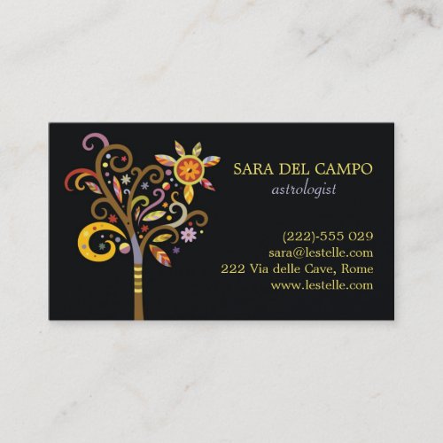Whimsical Tree Business Cards
