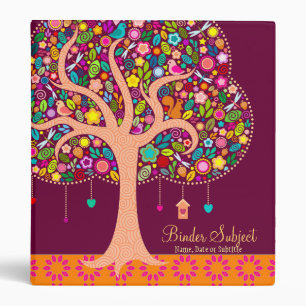Whimsical Tree - Custom Organizer Planner Binder