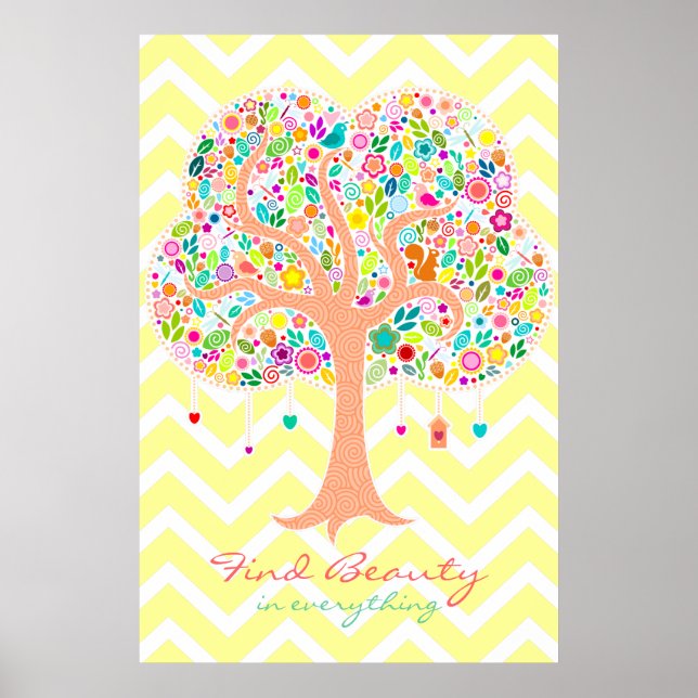 Whimsical Tree - Custom Wall Poster (Front)