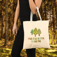 Whimsical Tree Hugger Canvas