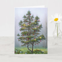 Whimsical Tree in Forest Christmas Decorations
