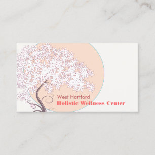 Whimsical Tree of Life Natural and Health Business Card
