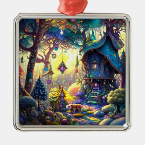 Whimsical Treehouse Ornament