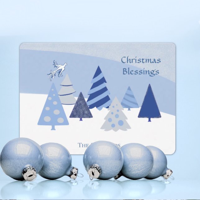 Whimsical Trees Christmas Card (Creator Uploaded)