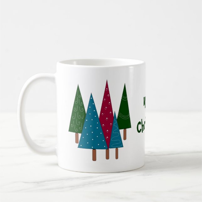 Whimsical Trees Coffee Mug (Left)