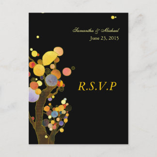 Whimsical Trees: RSVP Wedding Response Cards