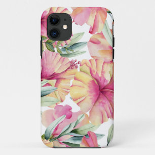 Whimsical Tropical Art iPhone 11 Case