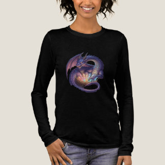 Whimsical Twilight Dragon T-Shirt Tri-Blend Shirt