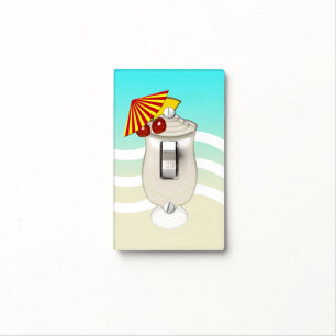 Whimsical Umbrella Drink Pina Colada Light Switch Cover