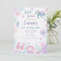Whimsical Under the Sea First Birthday Celebration