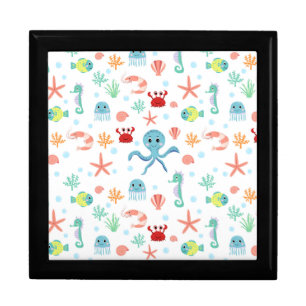 Whimsical Underwater Sea Creatures Gift Box