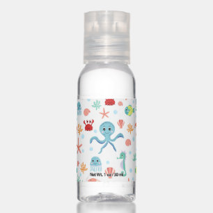 Whimsical Underwater Sea Creatures Hand Sanitizer